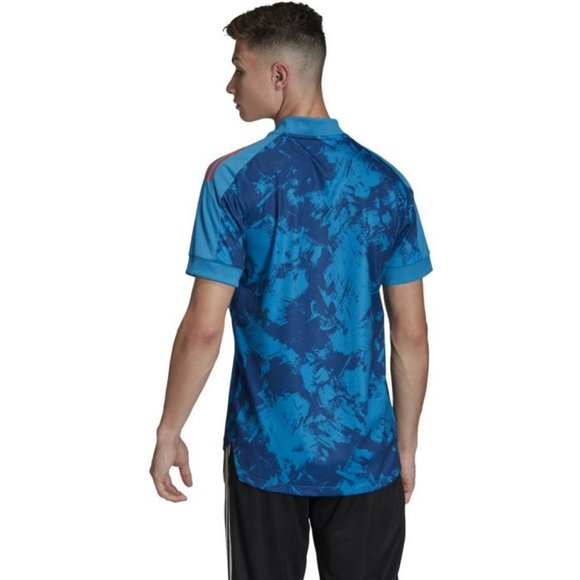 adidas Condivo 20 PrimeBlue Soccer Football Futbol Jersey Blue Orange FI4220 mls - Picture 4 of 13